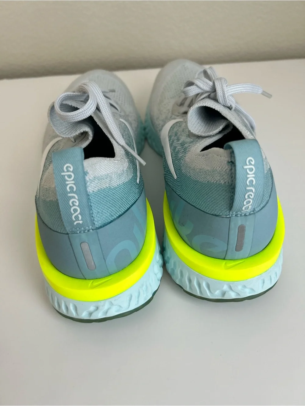 Nike Epic React Flyknit Mica Blue Women running shoes